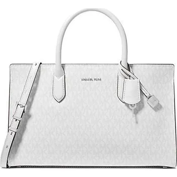 Kabelka Michael Kors Scarlet medium kabelka logo bílá + doprava zdarma