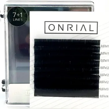 Umělé řasy Řasy ONRIAL Černé C 0,07 (mini) C 0.07 mm 11-14