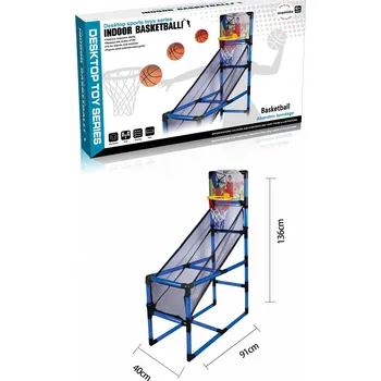 Basketbalový koš Mamido Dětský basketbalový koš s konstrukcí a dvěma míči MT1580