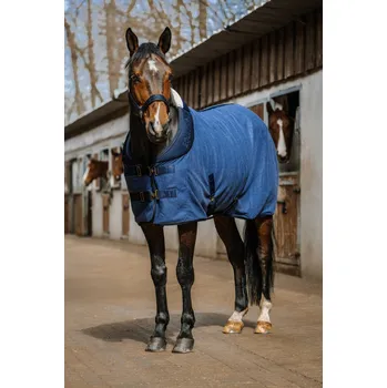 Deka pro koně EQUITHÈME Deka odpocovací Confortech Equithème, navy blue Délka zad: 125 cm
