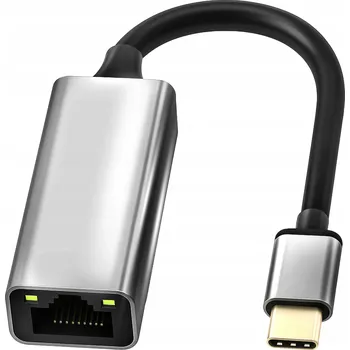 Síťová karta ADAPTÉR USB-C NA ETHERNET GIGABITOVÁ SÍŤOVÁ KARTA LAN 1000 MB/s RJ45