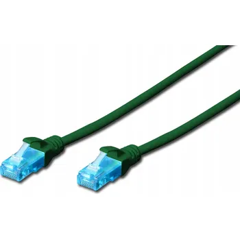 Síťový kabel Patchcord DIGITUS UTP kat. 5e 7 m PVC zelený