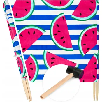 Bezpečnostní kamera Garronda Paraván plážový 6 m s kladivem GD-EX-Wb