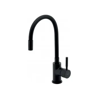 Novaservis Baterie dřezová stojánková s elastickým ramenem, černá 70710.5