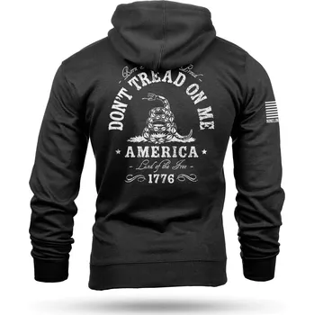 Pánská mikina Nine Line® Mikina Don't Tread On Me Nine Line®, Barva: Černá, Velikost: XXL