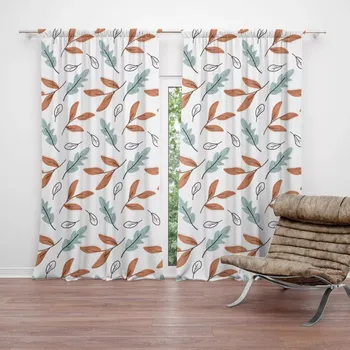 Závěs Sablio Závěs Lesní mozaika: 2ks 140x250cm