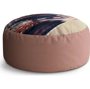 Taburet Sablio Taburet Circle Metro v barevné stanici: 38x48 cm