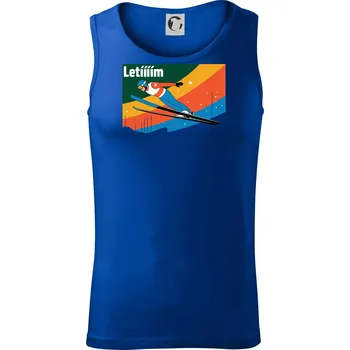 Letííím Skokan na lyžích - Tílko pánské Core - M ( Královská modrá )