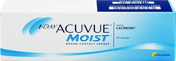 1-DAY ACUVUE® MOIST 30 čoček