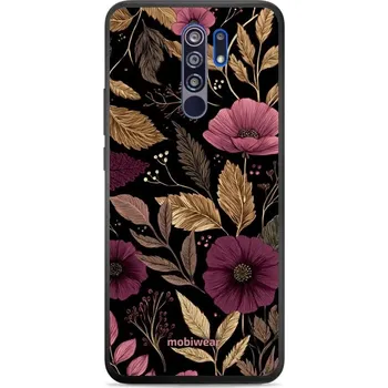 Pouzdro na mobilní telefon Lesklý kryt Mobiwear Glossy - Xiaomi Redmi 9 - G170G Fialová kvítka (Prémiové lesklé pouzdro, obal, kryt Mobiwear Glossy na mobil Xiaomi Redmi 9 - G170G Fialová kvítka, materiál Plast + TPU silikon - krytí po všech stranách, neošoupatelný potisk, tenké)