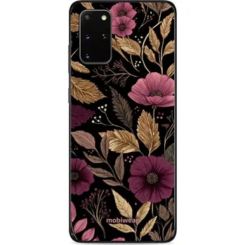 Pouzdro na mobilní telefon Lesklý kryt Mobiwear Glossy - Samsung Galaxy S20 Plus - G170G Fialová kvítka (Prémiové lesklé pouzdro, obal, kryt Mobiwear Glossy na mobil Samsung Galaxy S20 Plus - G170G Fialová kvítka, materiál Plast + TPU silikon - krytí po všech stranách, neošoupateln