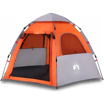 Stan Stan s předsíňkou, pro 4 osoby, šedo-oranžový