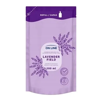Mýdlo ON LINE Olejové mýdlo na ruce a tělo Levandule & Mandlový olej 500 ml