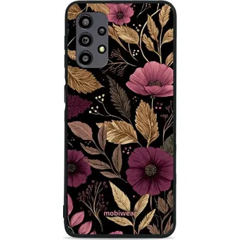 Pouzdro na mobilní telefon Lesklý kryt Mobiwear Glossy - Samsung Galaxy A32 5G - G170G Fialová kvítka (Prémiové lesklé pouzdro, obal, kryt Mobiwear Glossy na mobil Samsung Galaxy A32 5G - G170G Fialová kvítka, materiál Plast + TPU silikon - krytí po všech stranách, neošoupatelný)