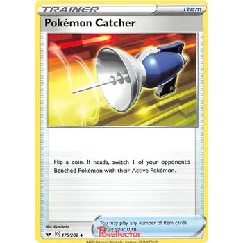 Sběratelská karetní hra Pokémon Catcher 175/202 - Sword & Shield Typ karty: Reverse Holo