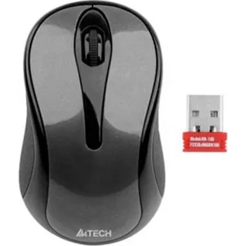 Myš Myš A4Tech G3-280N V-Track, bezdrátová optická 2.4GHz, 10m dosah, šedo-černá G3-280N