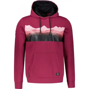 Pánská mikina Pánská mikina ALTISPORT GORO VÍNOVÁ 5XL