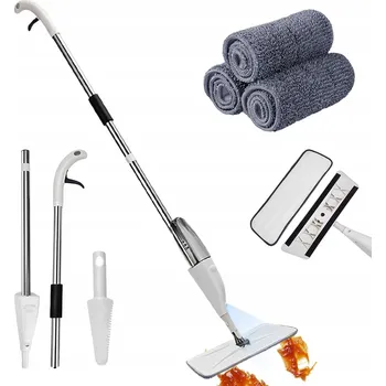 MOP NA PODLAHU SE SPREJEM OTOČNÝ SE TŘEMI NÁHRADAMI DO KUCHYNĚ