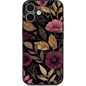 Pouzdro na mobilní telefon Lesklý kryt Mobiwear Glossy - Apple iPhone 16 Plus - G170G Fialová kvítka (Prémiové lesklé pouzdro, obal, kryt Mobiwear Glossy na mobil Apple iPhone 16 Plus - G170G Fialová kvítka, materiál Plast + TPU silikon - krytí po všech stranách, neošoupatelný)