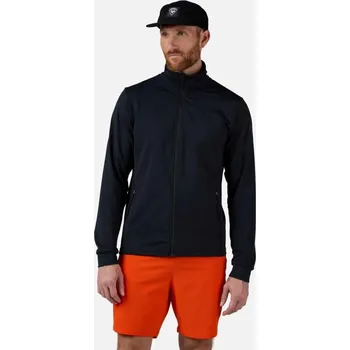 Pánská mikina Rossignol MID LAYER STRETCH JKT-BLACK-mikina - 00M