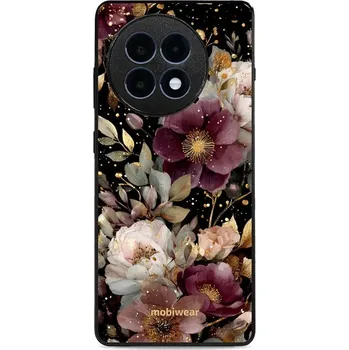 Pouzdro na mobilní telefon Lesklý kryt Mobiwear Glossy - OnePlus 13R - G169G Zlatavé kvítky (Prémiové lesklé pouzdro, obal, kryt Mobiwear Glossy na mobil OnePlus 13R - G169G Zlatavé kvítky, materiál Plast + TPU silikon - krytí po všech stranách, neošoupatelný potisk, tenké proveden