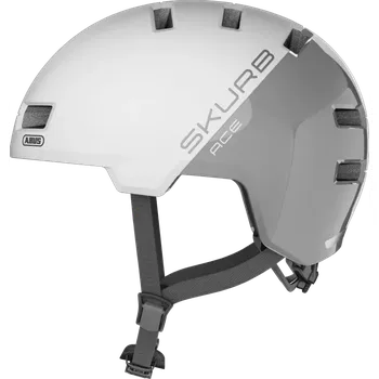 Cyklistická přilba Abus Skurb ACE 2025 S silver white