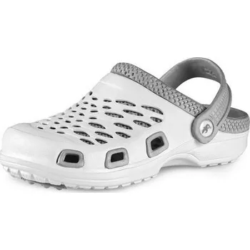 Pánské pantofle Nazouvák TREND pánský bílo-šedý