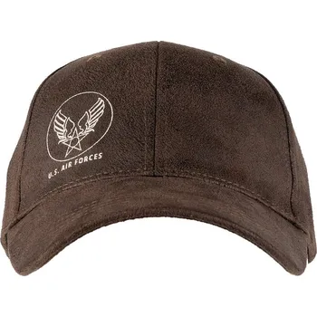 Kšiltovka Kšiltovka Fostex US Air Force Leather - hnědá