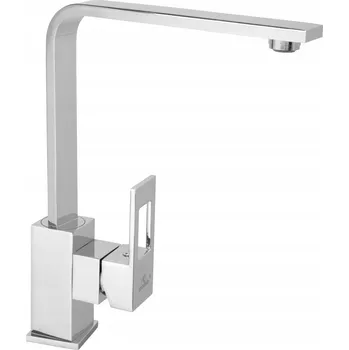 Vodovodní baterie Kuchyňská stojánková baterie DIAMOND Capri stříbrná