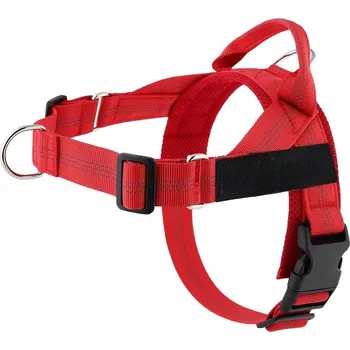 Postroj pro psa Postroj pro psa REFLECTIVE SILK velikost S červený