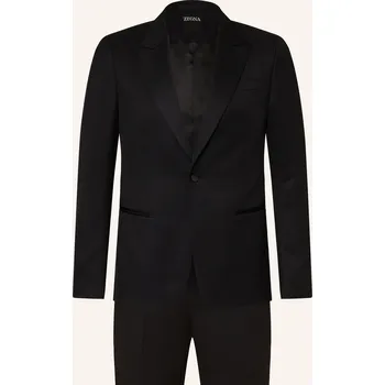 Pánské sako Zegna Pánský Oblek Tailored Fit, 776 black, 56