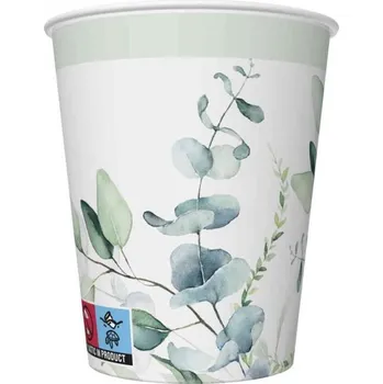 Jednorázové nádobí Kelímek papírový 250ml,8ks KD01 OG 035401