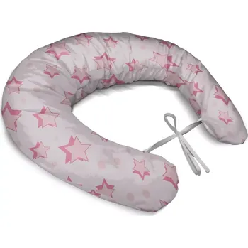 Polštář Sablio Těhotenský polštář Růžové hvězdičky
