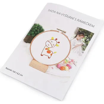 Výtvárné potřeby Dětská sada vyšívání s rámečkem, barva 7 viz foto