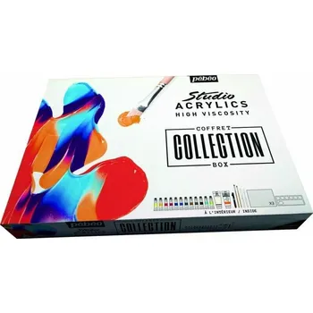 Speciální výtvarná barva Pébéo Studio Acrylic sada Collection box