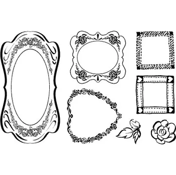 Dětské razítko Razítka - štítky srdce