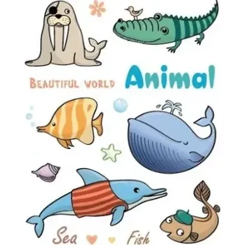 Dětské razítko Razítka gelová - Gelová razítka - Vodní svět - delfín, velryba, ...