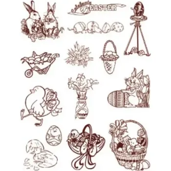 Dětské razítko Gelová razítka- Velikonoce