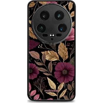 Pouzdro na mobilní telefon Lesklý kryt Mobiwear Glossy - Xiaomi 14 Ultra 5G - G170G Fialová kvítka (Prémiové lesklé pouzdro, obal, kryt Mobiwear Glossy na mobil Xiaomi 14 Ultra 5G - G170G Fialová kvítka, materiál Plast + TPU silikon - krytí po všech stranách, neošoupatelný potisk,)