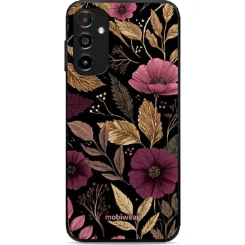 Pouzdro na mobilní telefon Lesklý kryt Mobiwear Glossy - Samsung Galaxy A14 / A14 5G - G170G Fialová kvítka (Prémiové lesklé pouzdro, obal, kryt Mobiwear Glossy na mobil Samsung Galaxy A14 / A14 5G - G170G Fialová kvítka, materiál Plast + TPU silikon - krytí po všech stranách,)
