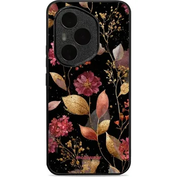Pouzdro na mobilní telefon Lesklý kryt Mobiwear Glossy - Honor 400 Pro - G171G Zlatavé lístky a květy (Prémiové lesklé pouzdro, obal, kryt Mobiwear Glossy na mobil Honor 400 Pro - G171G Zlatavé lístky a květy, materiál Plast + TPU silikon - krytí po všech stranách, neošoupatelný)