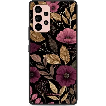 Pouzdro na mobilní telefon Lesklý kryt Mobiwear Glossy - Samsung Galaxy A53 5G - G170G Fialová kvítka (Prémiové lesklé pouzdro, obal, kryt Mobiwear Glossy na mobil Samsung Galaxy A53 5G - G170G Fialová kvítka, materiál Plast + TPU silikon - krytí po všech stranách, neošoupatelný)