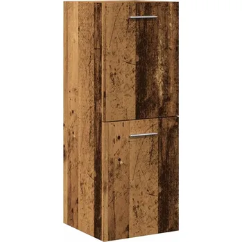 vidaXL Koupelnová skříňka 30 x 30 x 80 cm kompozitní dřevo [804996] Barva: Staré dřevo