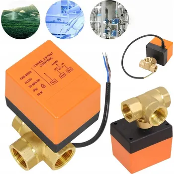 Ventil 220V DN20 Třícestný elektromagnetický ventil s přepínacím pohonem