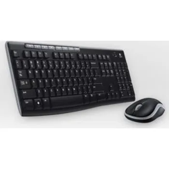 LOGITECH bezdrátový set Wireless Desktop MK270, klávesnice + myš, CZ , USB, černá 920-004527