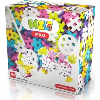 ostatní stavebnice MELI MAXI PINK KONSTRUKČNÍ STAVEBNICE 120 DÍLŮ