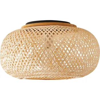 Stropní svítidlo SALOMON 1xE27/10W/230V pr. 40 cm bambus