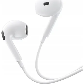 Sluchátka Sluchátka Baseus Encok HZ19 s mini jack konektorem, drátová, do uší - bílá