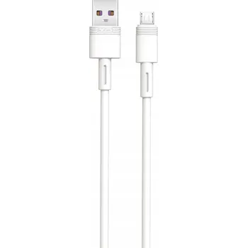 Datový kabel Kabel XO USB - microUSB typ B, 1 m, bílý