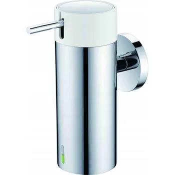 Dávkovač mýdla Ruční nástěnný dávkovač mýdla Stella 150 ml, bílý/stříbrný